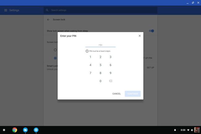 PIN を使用して Chromebook のロックを解除する方法