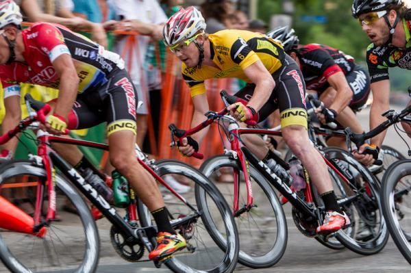 John Murphy (Kenda/5 Hour Energy) riding near the front.