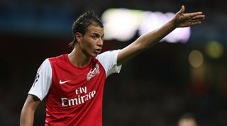 Marouane Chamakh of Arsenal (Photo by Catherine Ivill/AMA/Corbis via Getty Images)