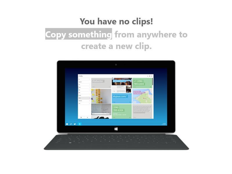 Here's OneClip, Microsoft's unannounced clipboard app for Windows 10