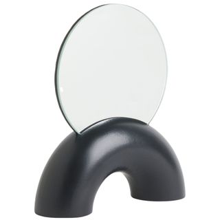 Small Table Mirror with black MDF mount