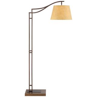 Franklin Iron Works Tahoe Rustic Industrial Downbridge Arc Floor Lamp 60