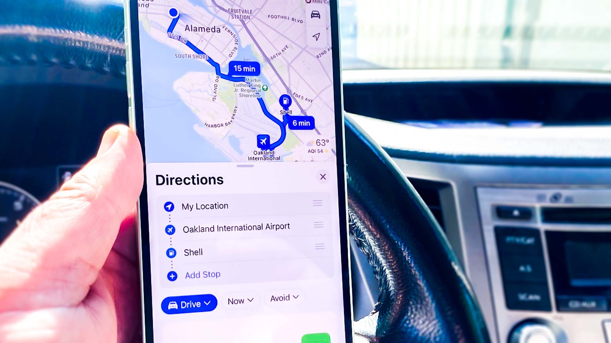 How to set a route with multiple stops in iOS 16 Maps