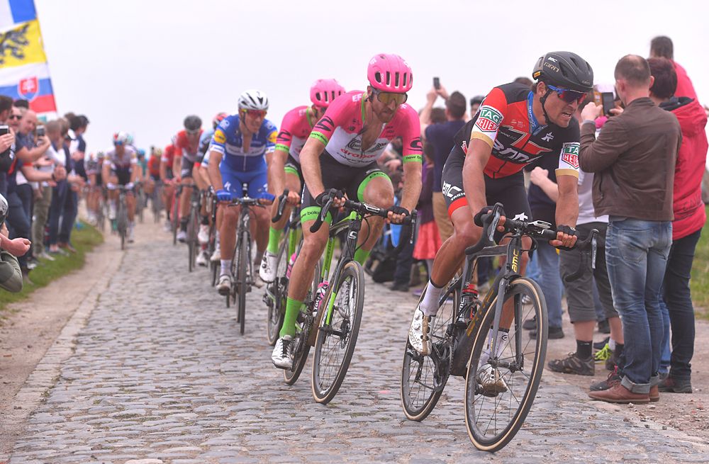 Taylor Phinney (EF Education First- Drapac) at 2018 Paris-Roubaix