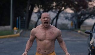 Glass James McAvoy as the Beast screaming