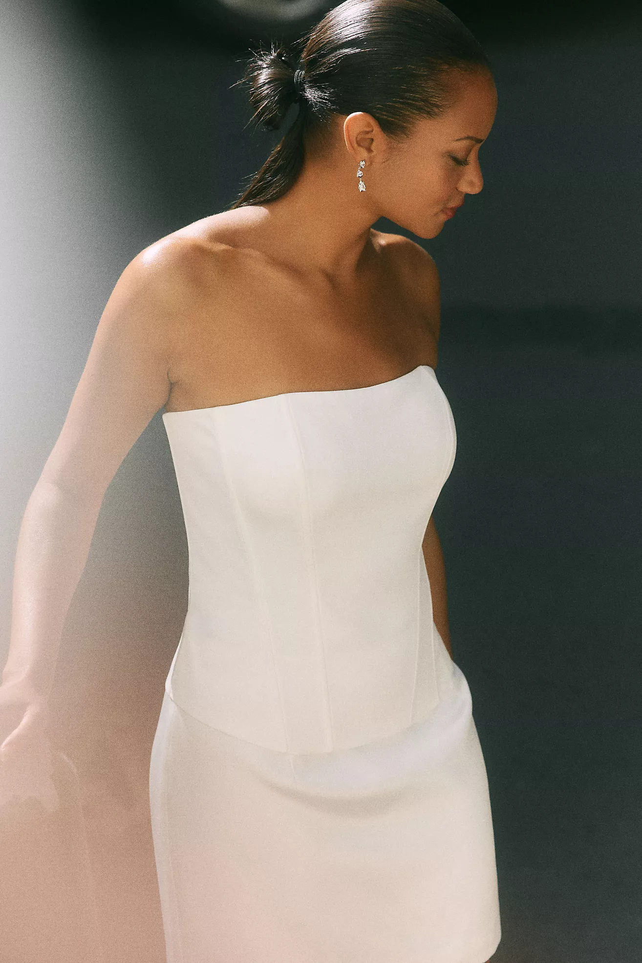 The Vienna Strapless Structured Corset Top by Mare Mare