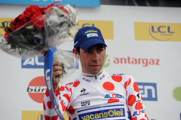 Mountains classification leader Thomas De Gendt (Vacansoleil-DCM)