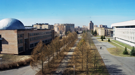 a Russian cosmonaut training city