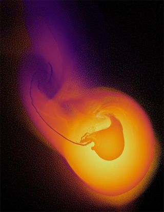 Scientists used a high-resolution simulation to confirm that an object twice the size of Earth collided with Uranus and altered its tilt.