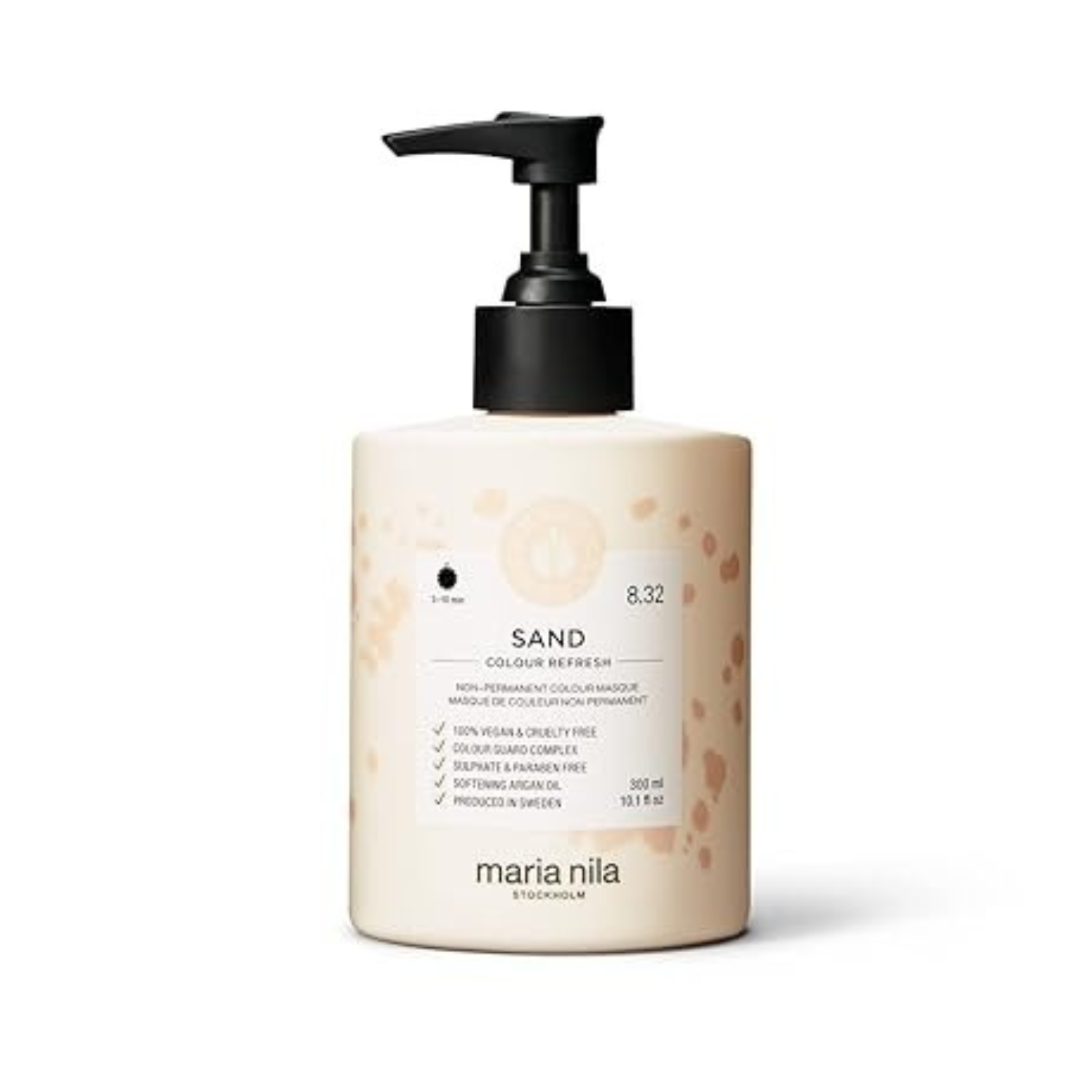 Maria Nila Color Refresh Sand, 10.1 Fl Oz / 300 Ml, Sand Color Bomb, Semi-Permanent Pigments, 100% Vegan & Sulfate/paraben Free