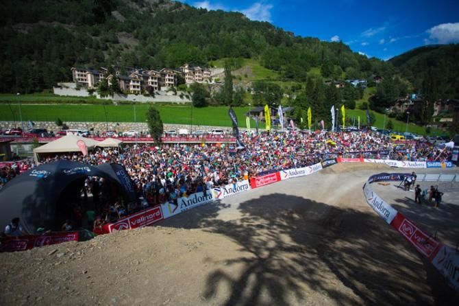 Large crowds at the Andorra World Cup