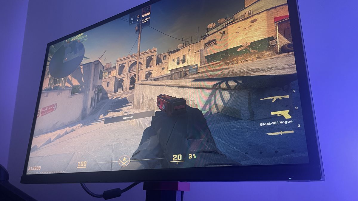 A KTC 25M1 400 Hz gaming monitor.