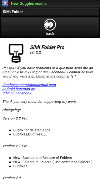 SiMi Folder Widget Pro