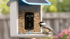 A bird feeder camera from Sharper Image