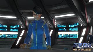 Rekha Sharma reprises her "Star Trek: Discovery" role as Ellen Landry in the game "Star Trek Online."