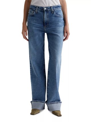 A.G. Jeans, Kora Mid-Rise Wide-Leg Jeans