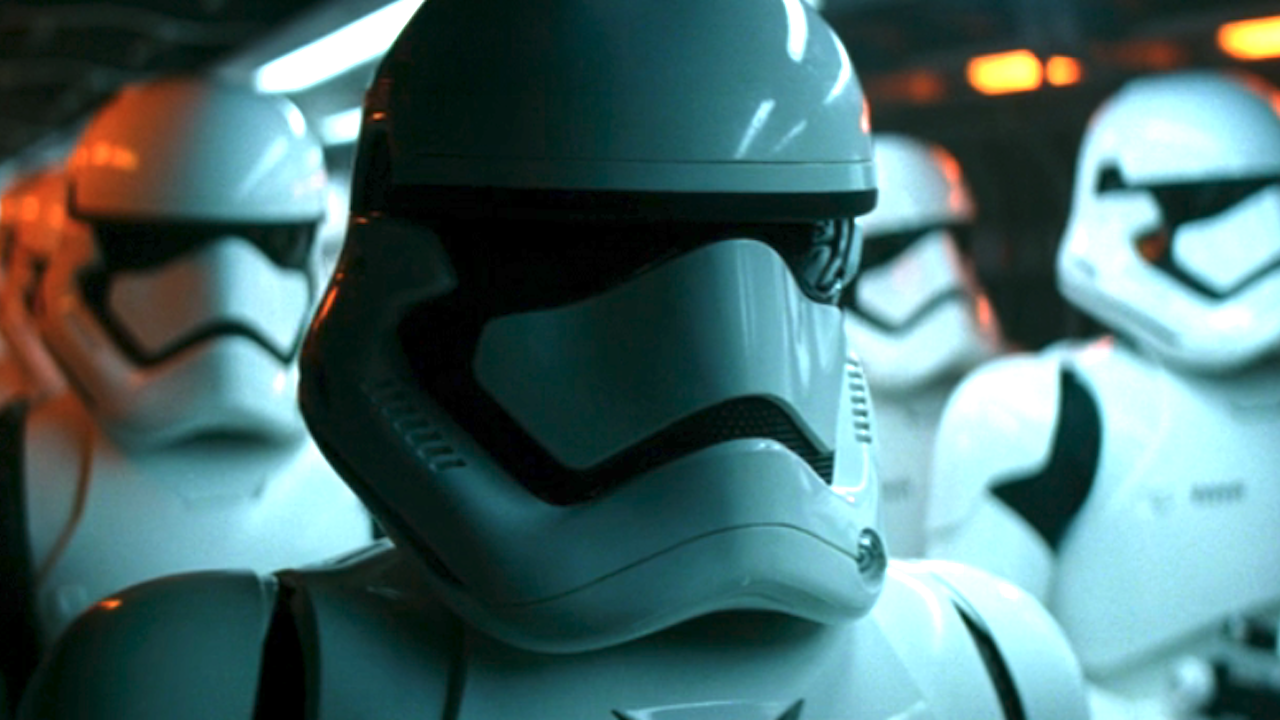 Stormtroopers at beginning of Star Wars: The Force Awakens
