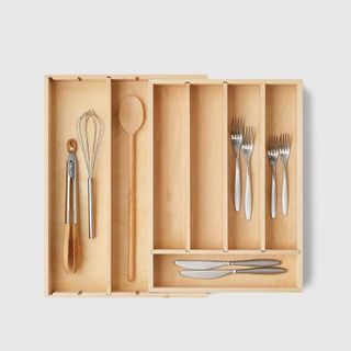 Marie Kondo Birch Expandable Flatware & Utensil TrayMarie Kondo Birch Expandable Flatware & Utensil Tray