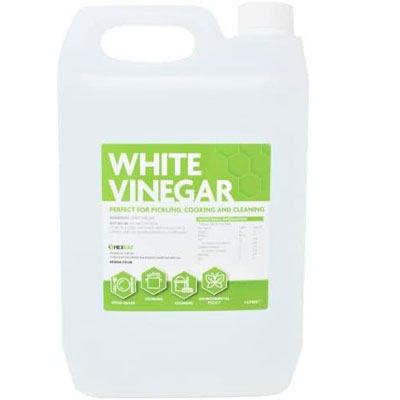large bottle of white vinegar