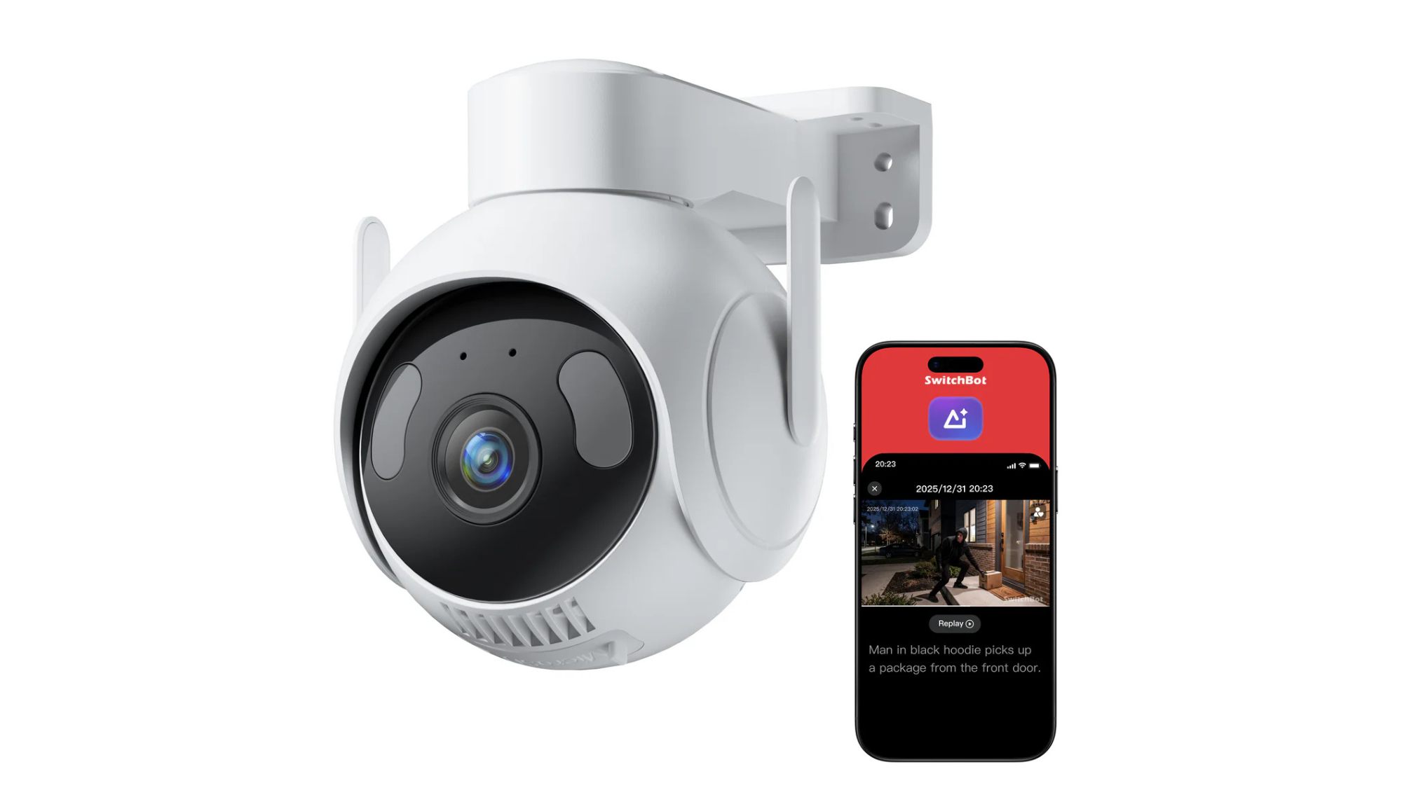 SwitchBot Outdoor Pan/Tilt Cam 3K
