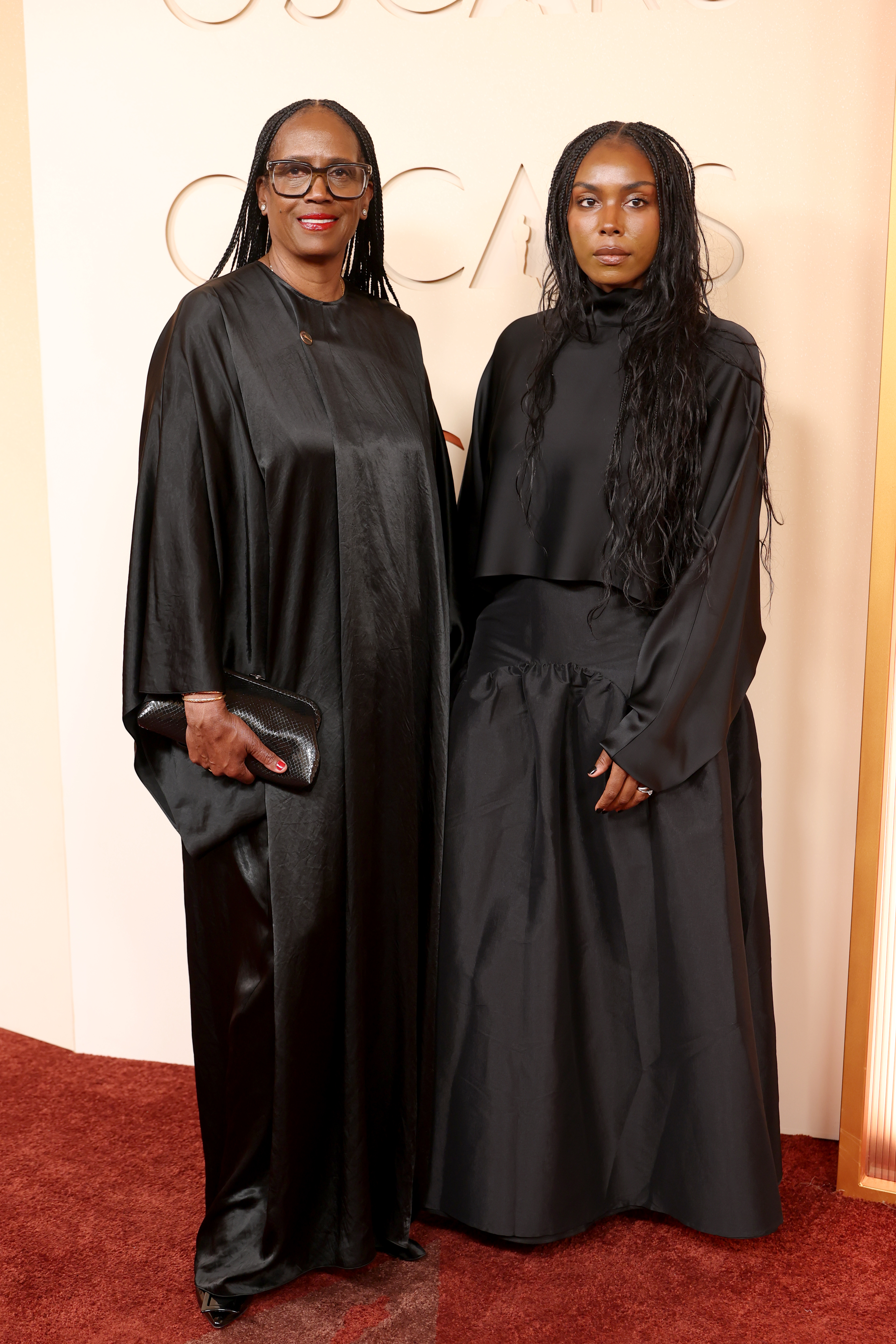 Kim Coleman and Shannon Thornton attend the 98th Oscars at Dolby Theatre on March 15, 2026 in Hollywood, California. (Photo by Frazer Harrison/WireImage)