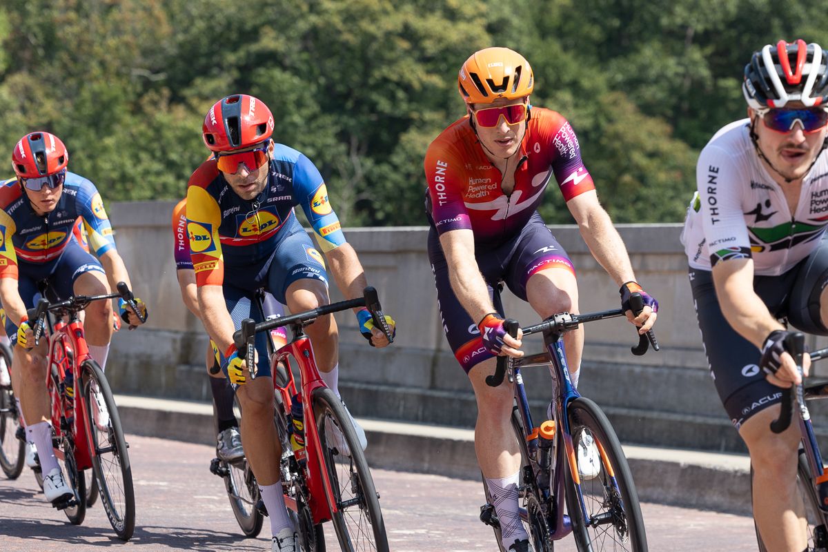 The race completed a lap and a half around the scenic yet deceptively steep roads around the Prettyboy Reservoir.