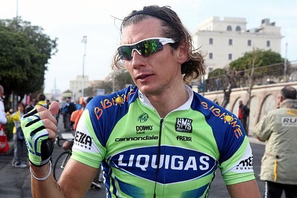 Filippo Pozzato (Liquigas) explains how it just didn't work out against the pure sprinters today.