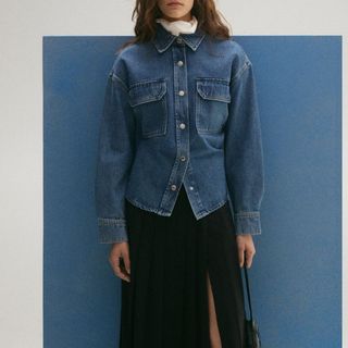 Image of denim shirt