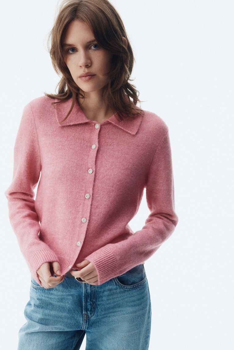 Cardigan With Collar