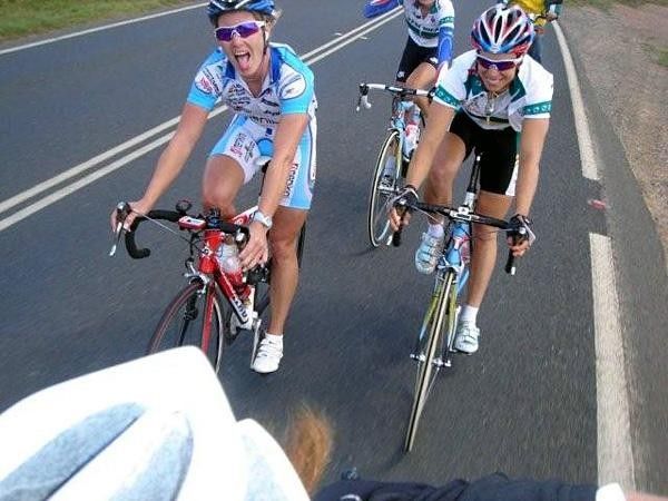 The motorpacing is hard work.