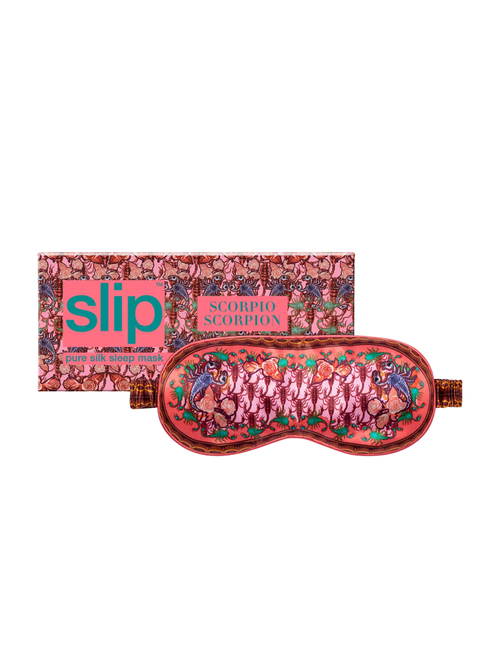 Scorpio Graphic-Print Silk Eye Mask