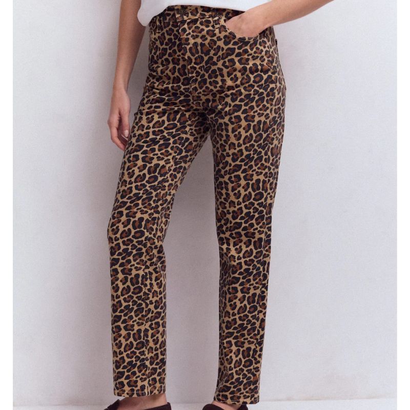Boden , High Rise Straight Jeans