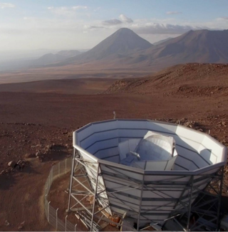 The Atacama Cosmology Telescope, located in Chile's Atacama Desert.