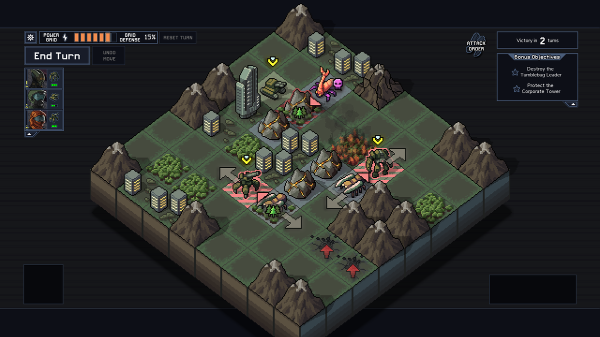 Into the Breach: Advanced Edition screen