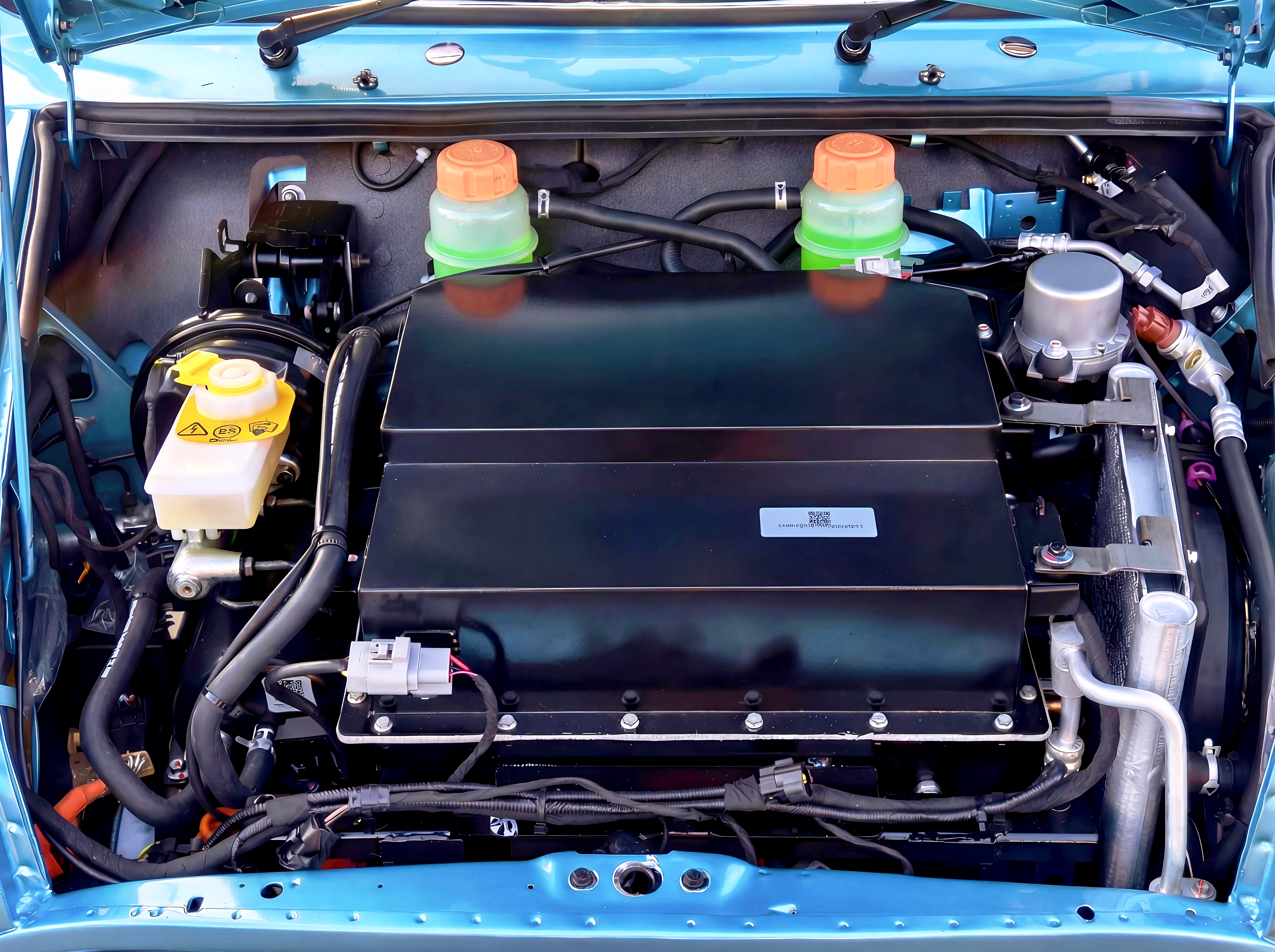 OXVoltage classic mini conversion kit engine bay