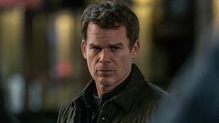 Dexter looking concerned in Dexter: Resurrection