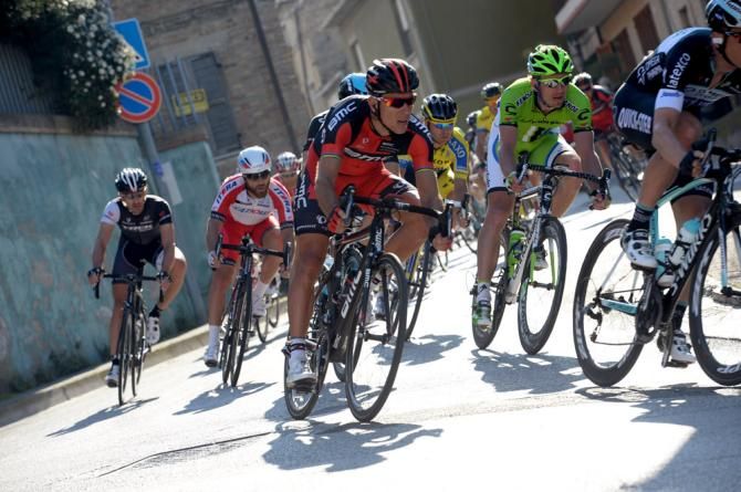 Philippe Gilbert (BMC) in action during stage 6 at Tirreno-Adriatico