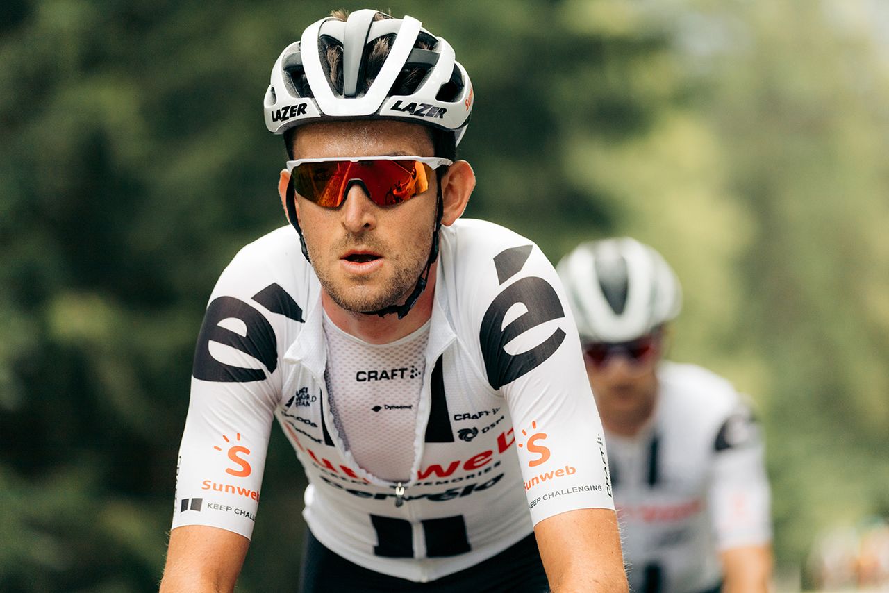 Team Sunweb training in K&uuml;htai, Austria in July after the coronavirus pandemic halted the road season