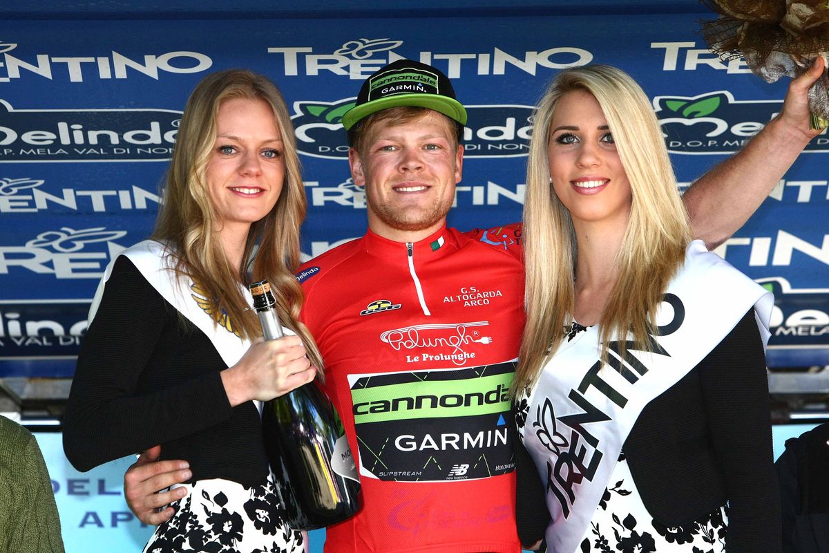 Lasse Norman Hansen (Cannondale-Garmin) in the sprint jersey