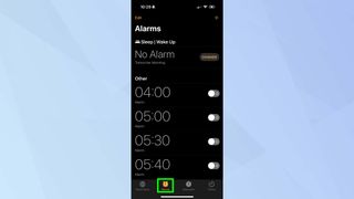 iPhone Alarms