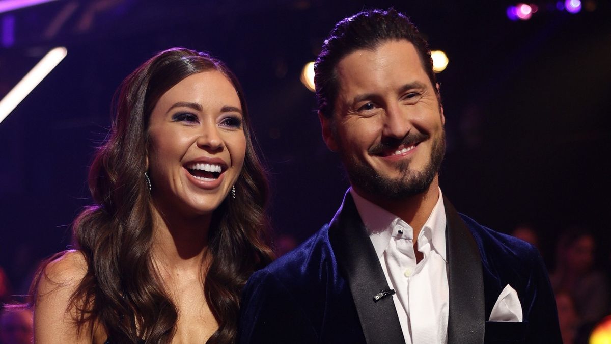 Val Chmerkovskiy and Gabby Windey on Dancing With The Stars on Disney+