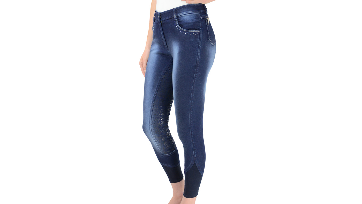 Hy Equestrian Cambridge Denim Breeches