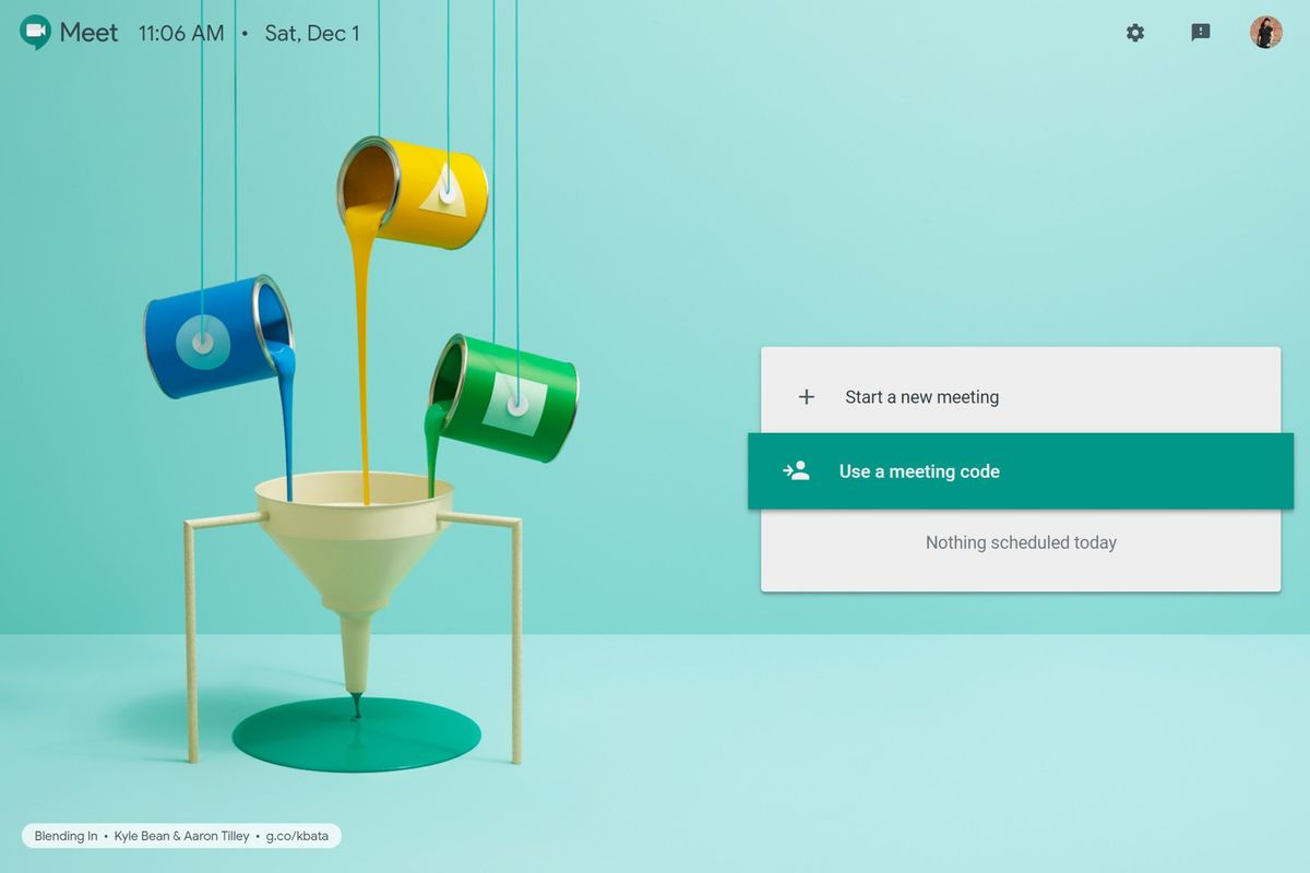 Hangouts Meet Splash Screen