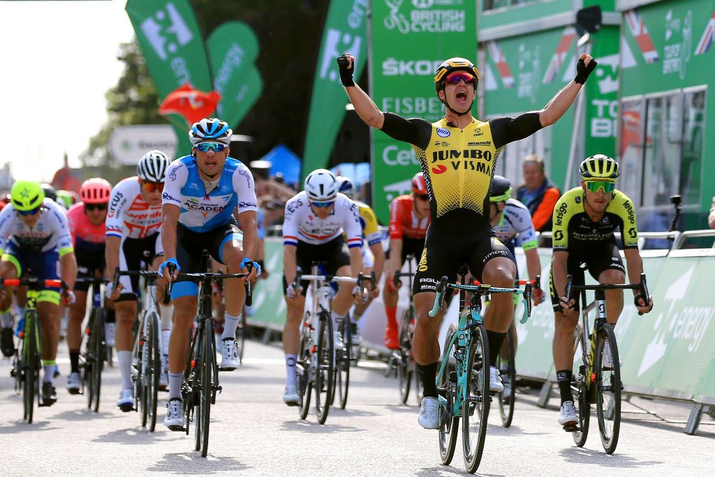 Dylan Groenewegen (Jumbo-Visma) wins stage 1 at the Tour of Britain