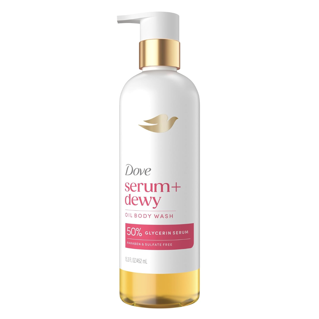 Dove, Serum+ Dewy Shower Oil Body Wash