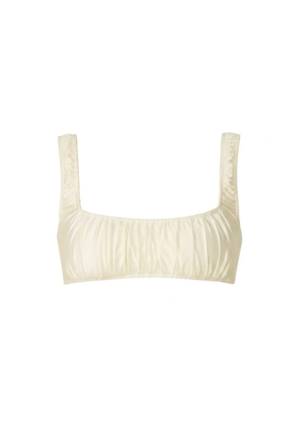 Montce, Cream Silkie Zoe Bikini Top