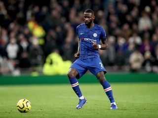 Antonio Rudiger played his part in the 2-0 victory last month