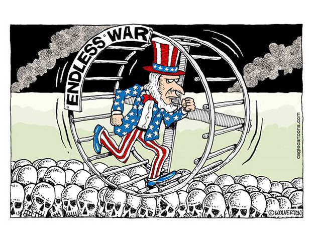 Political cartoon endless war U.S. | The Week