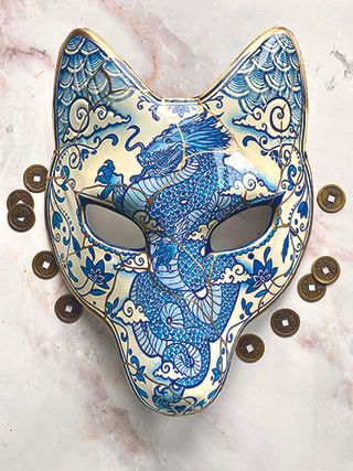 First impressions; a painted mask
