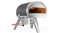 Gozney roccbox pizza oven on white background
